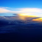 deep blue sky